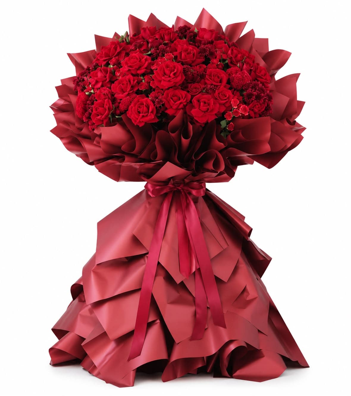 The Crimson Cascade Bouquet photo 1