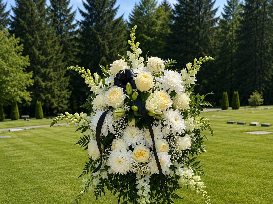 Graceful Remembrance Easel Spray photo 5