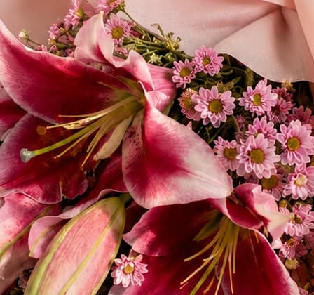 Blushing Bloom Bouquet photo 2