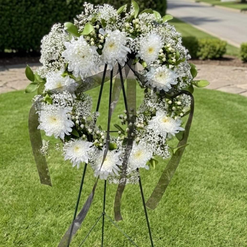 Serene Remembrance Wreath photo 2