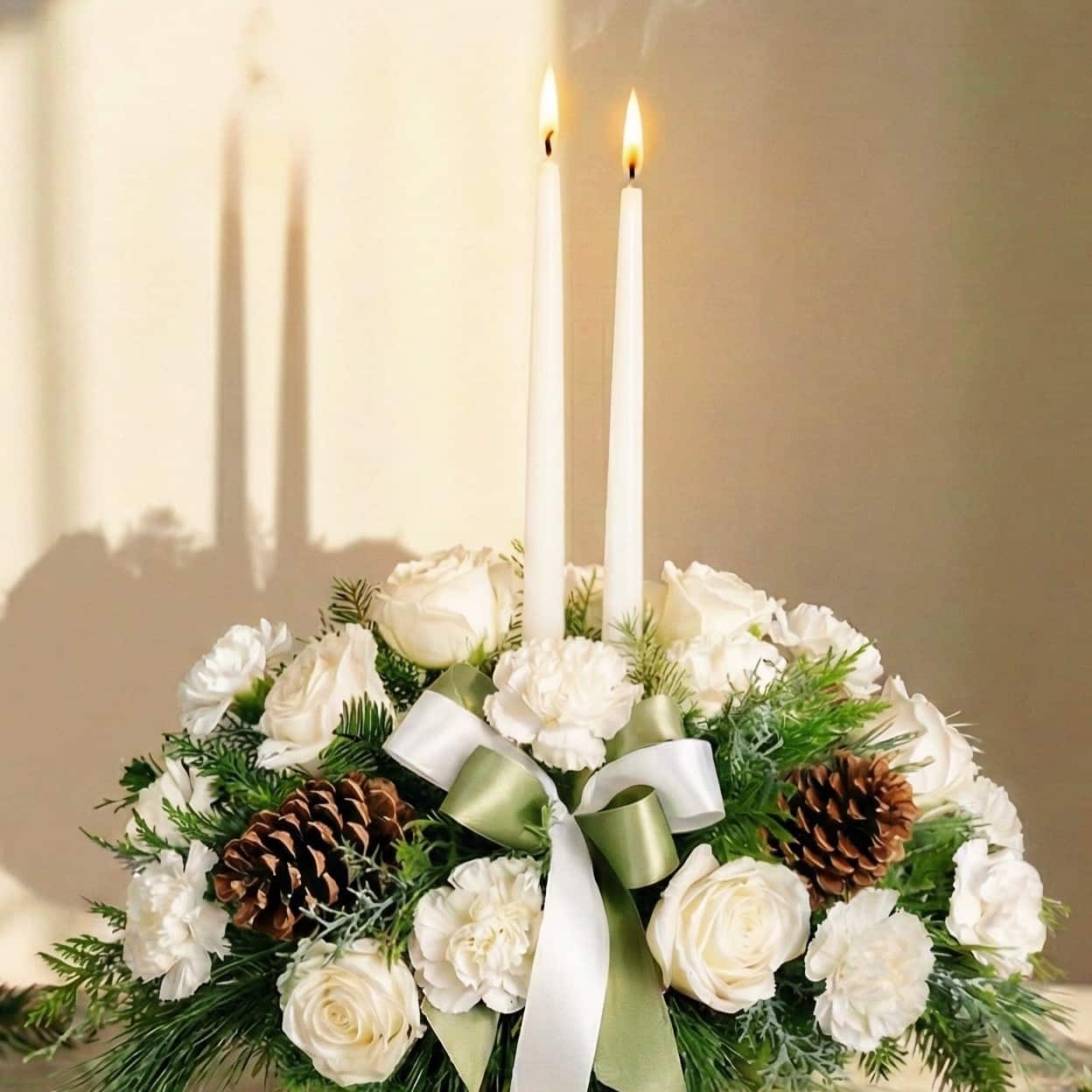 Winter Candlelight Centerpiece photo 2